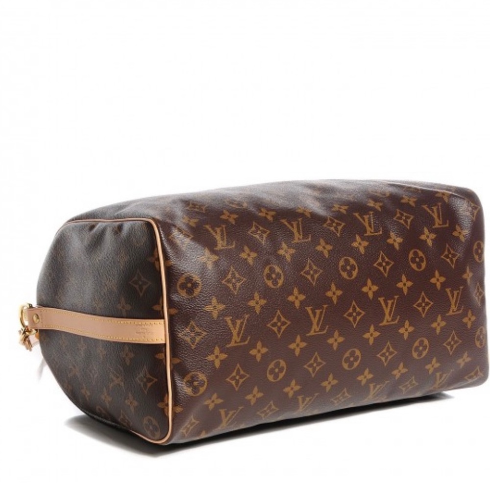 Authentic Louis Vuitton speedy 35 bandouliere monogram with strap LIKE NEW - Picture 3 of 13